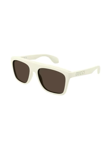 Ochelari de soare aviator Gucci Eyewear alb