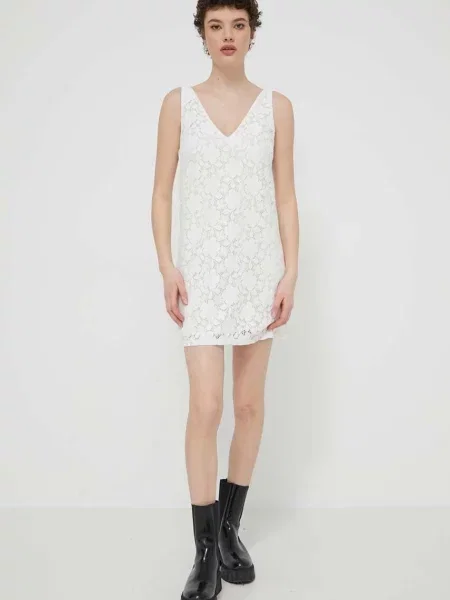 Desigual Obleka LACE bež