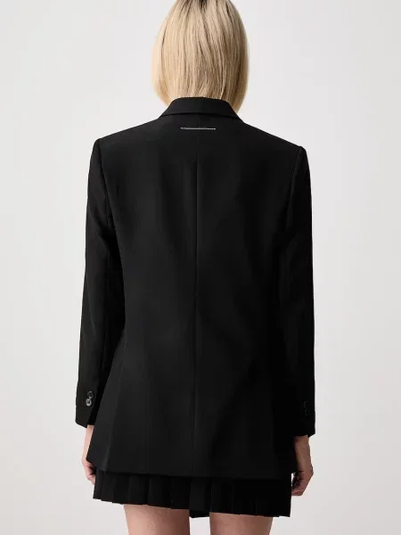 Шерстяной двубортный пиджак Mm6 Maison Margiela