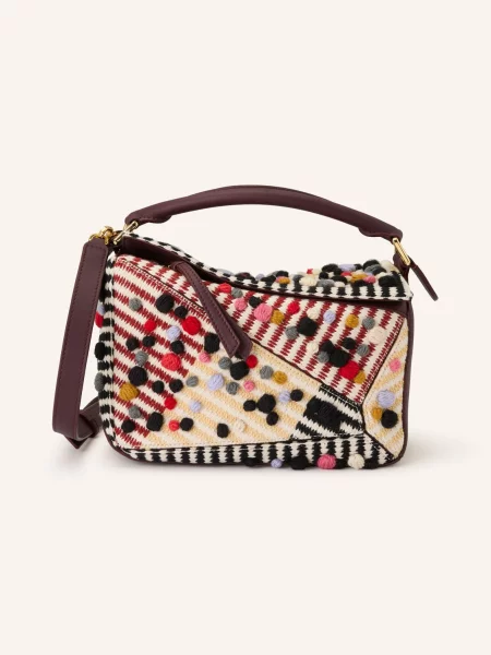 Loewe Torebka Puzzle Small beige beżowa