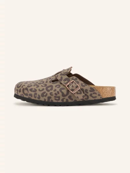 Birkenstock Pantofle Boston / hnědá béžová