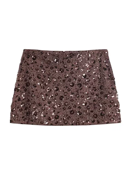 Bershka Fustă ciocolatiu