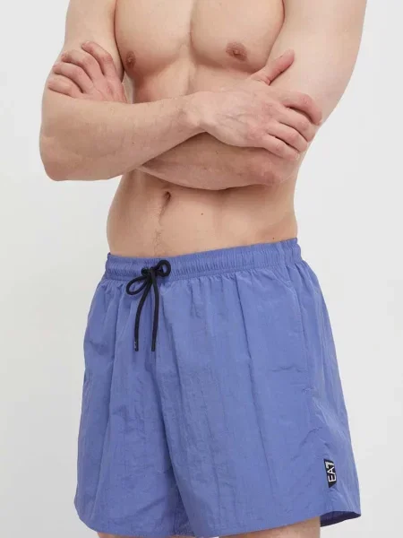 Kopalne kratke hlače Emporio Armani modra