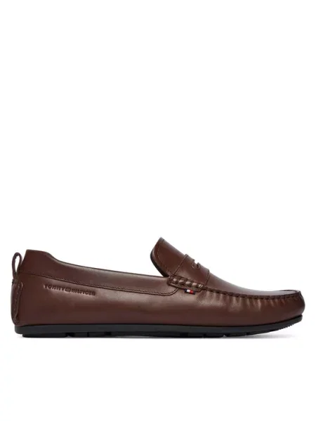 Mokasyny Tommy Hilfiger brązowe