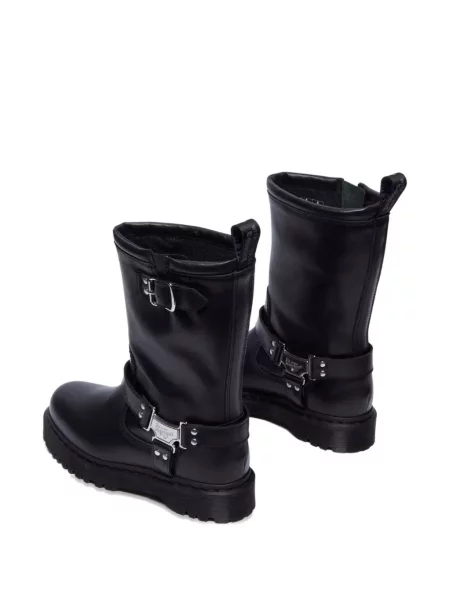 Botine Dr. Martens cu platformă cu cataramă negru