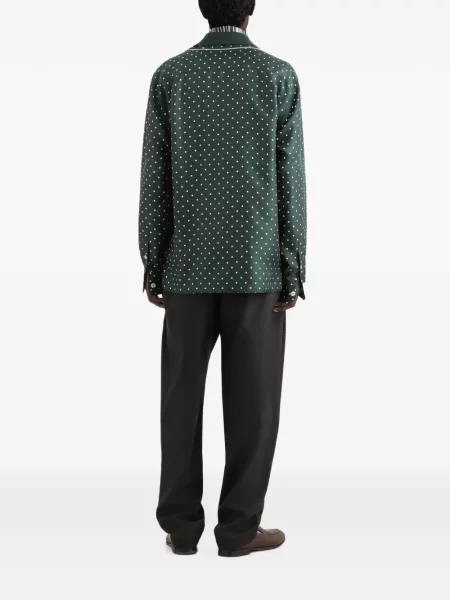 Polo Dolce & Gabbana κασμίρ πράσινο