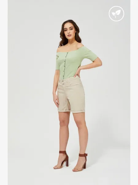 Шорти Moodo от лиосел бяло