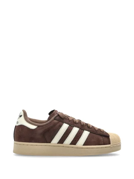 Pantaloni Adidas cu șireturi din dantelă maro