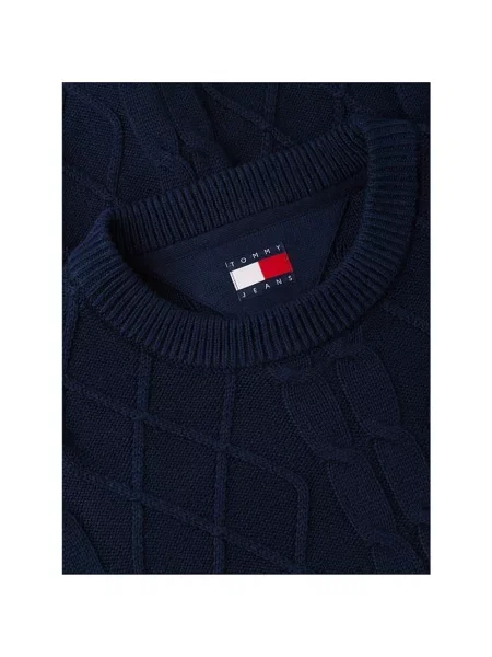 Sweter Tommy Jeans niebieski