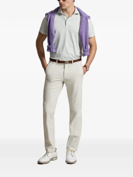 Поло тениска Rlx Ralph Lauren с принт зелено