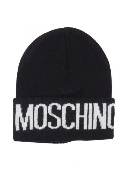 Moschino Sapka gyapjú és kasmír hozzáadásával fekete