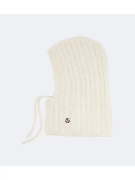 Căciulă Moncler de lână alb