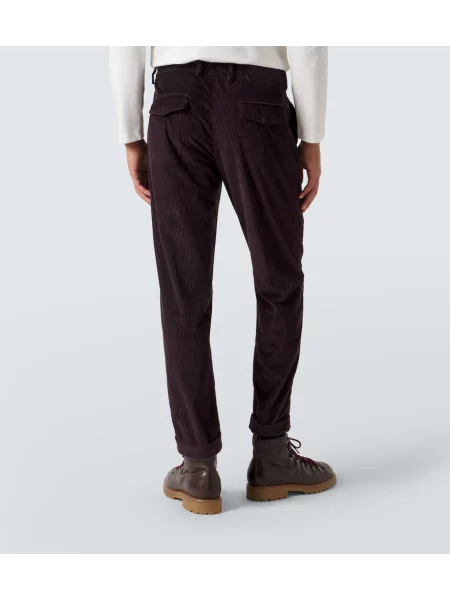 Pantaloni Eleventy de catifea cord