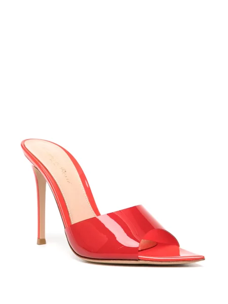 Sandale Gianvito Rossi transparente roșu