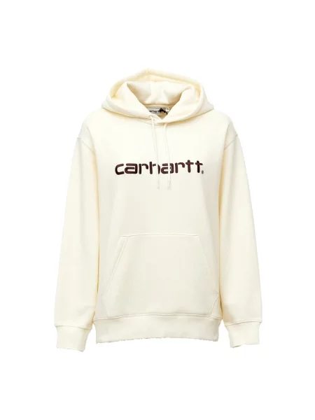 Bluza z kapturem Carhartt Wip z kapturem beżowa