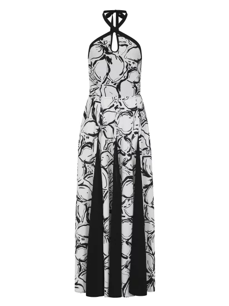 HotSquash Rochie negru alb