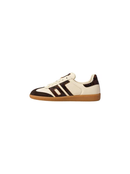 Sneakersy Back70 skórzane beżowe