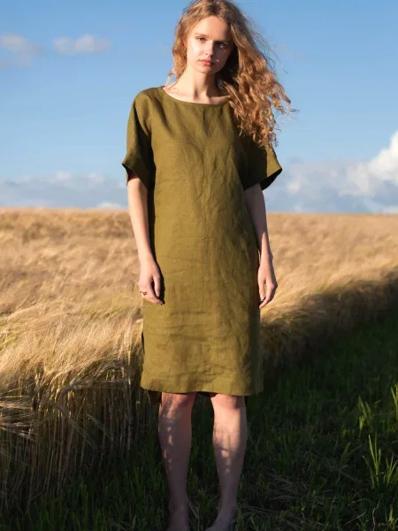 Легкая короткая туника біла