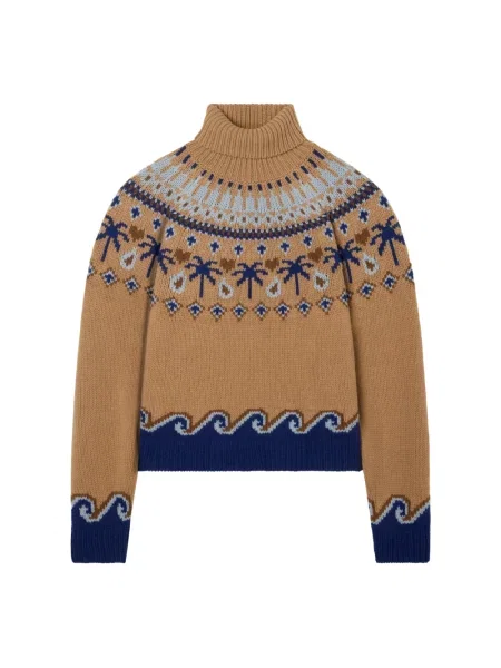 Sweter z golfem Alanui wełniany