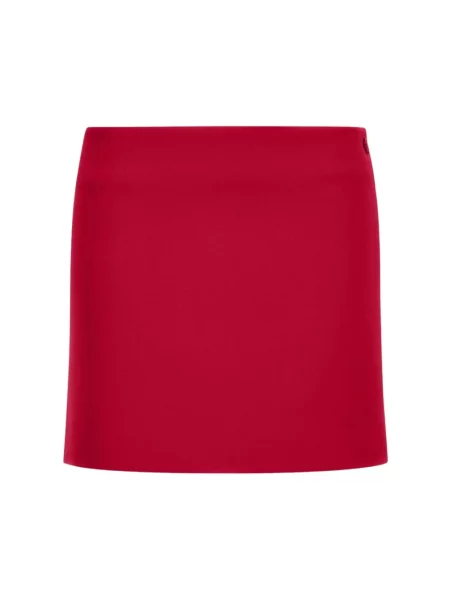Mała mały spódnica mini Roberto Cavalli z wysoką talią czerwona