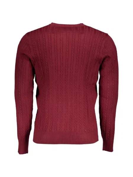 Pulover U.s. Grand cu broderie roșu