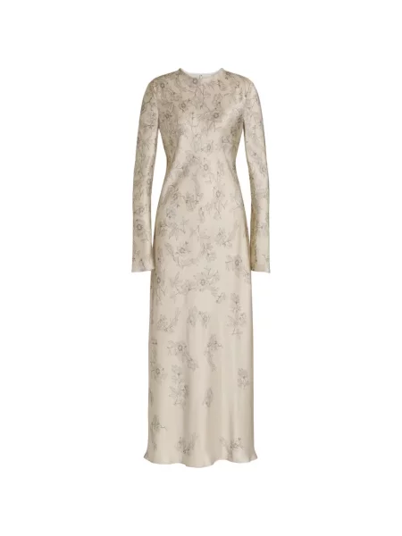 Lung rochie Alberta Ferretti cu model floral cu imagine