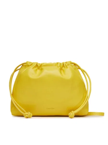 Ročna torba Calvin Klein Jeans Drawstring zelena