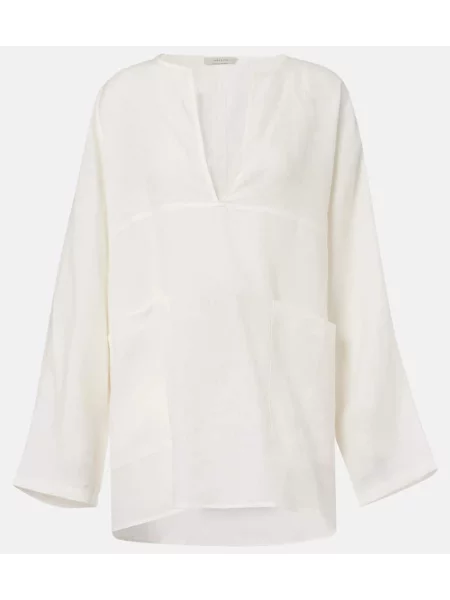 Top Asceno de in alb