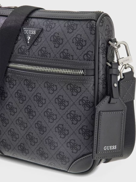 Сумка Guess с принтом серая