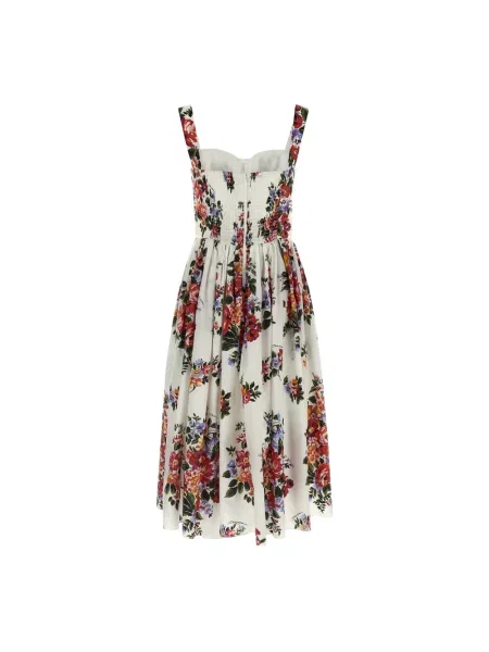 Sukienka midi Dolce And Gabbana biała