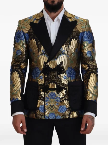 Dvouřadé sako Dolce & Gabbana černé