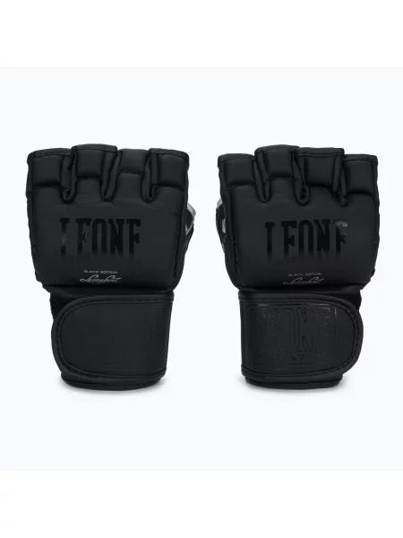 Rękawice grapplingowe LEONE Black Edition MMA black czarne