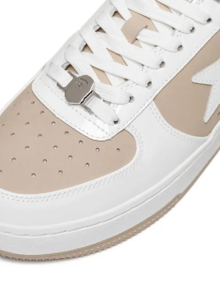 Sneakerși A Bathing Ape® din piele alb