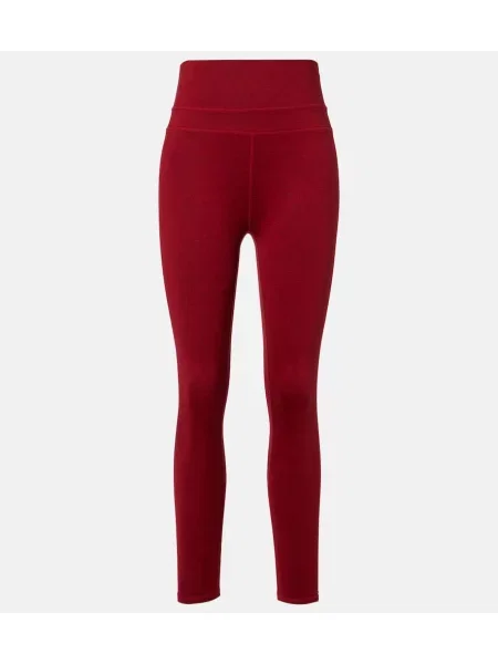 Leggings Varley din jerseu bordo