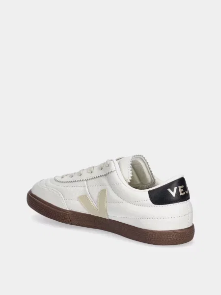 Кожаные кеды Veja белые