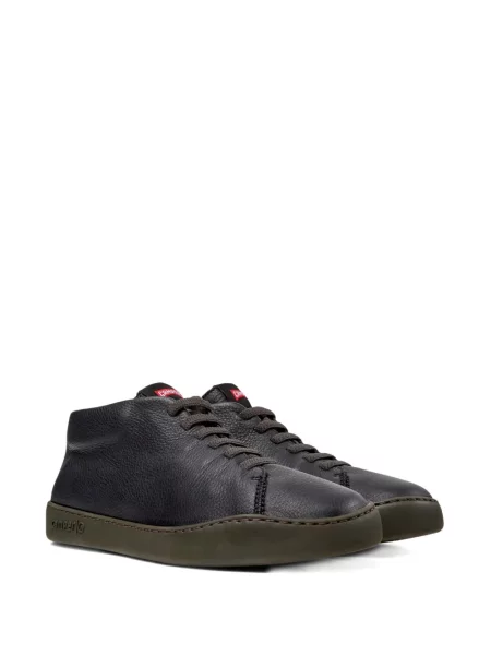Sneakerși Camper cu șireturi din piele negru