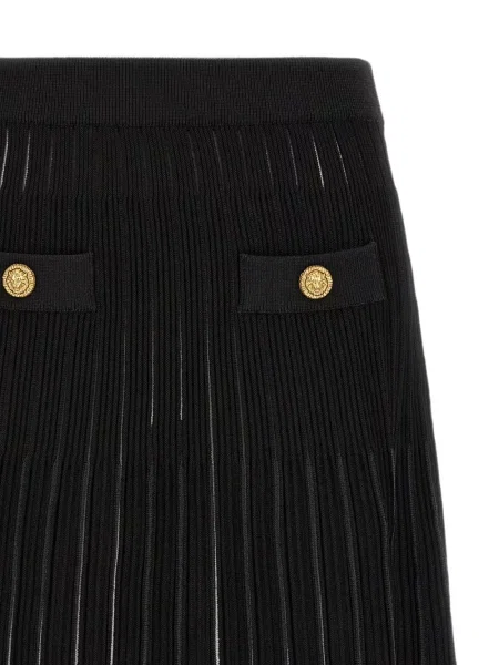 Fusta mini Balmain negru