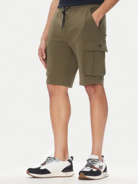 Aeronautica Militare Sportovní kraťasy khaki