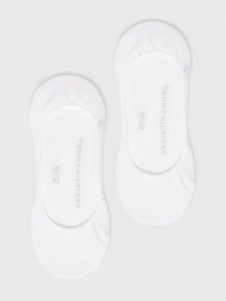 Tommy Hilfiger Kotníkové ponožky bílé