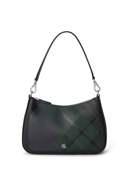 Lauren Ralph Lauren Geantă de umăr albastru marin / verde închis negru