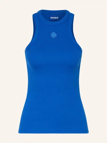 Top Hugo Blue w paski czarny