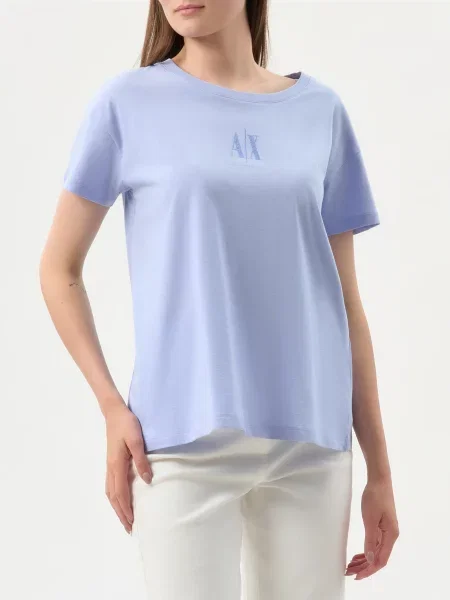Футболка Armani Exchange блакитна