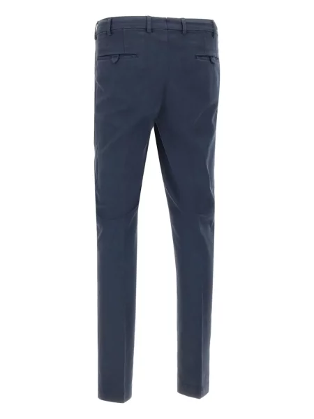 Pantaloni Devore plisate albastru