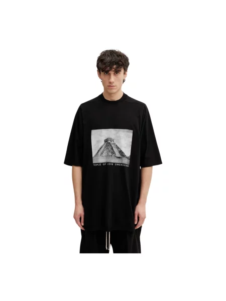 Koszulka Rick Owens z krótkim rękawem czarna