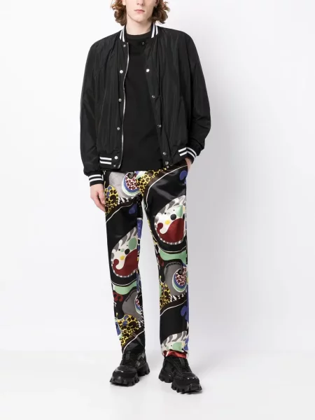 Pantaloni Moschino cu imagine cu imprimeu abstract