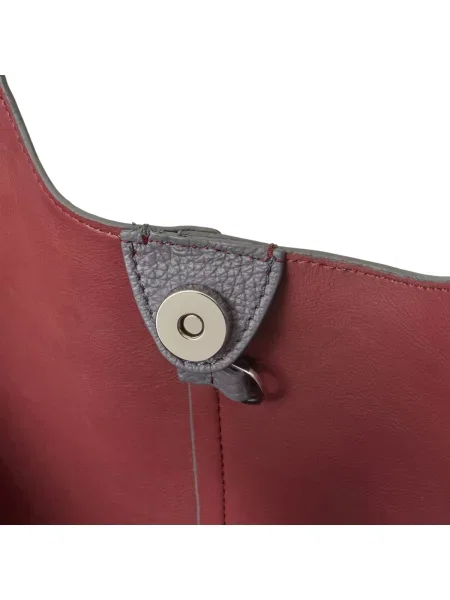 Semišová hobo kabelka Coccinelle sivá