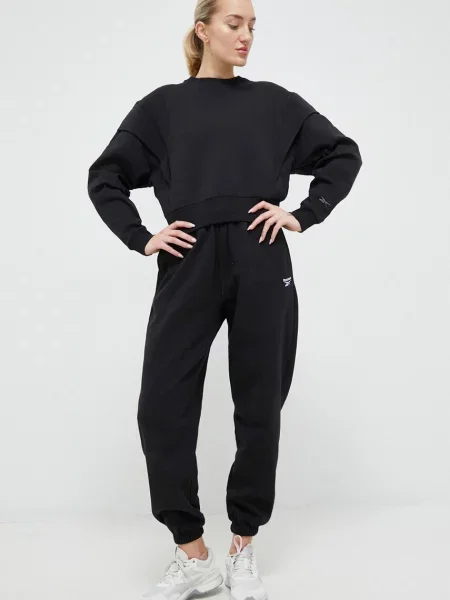 Μπλούζα Reebok μαύρο