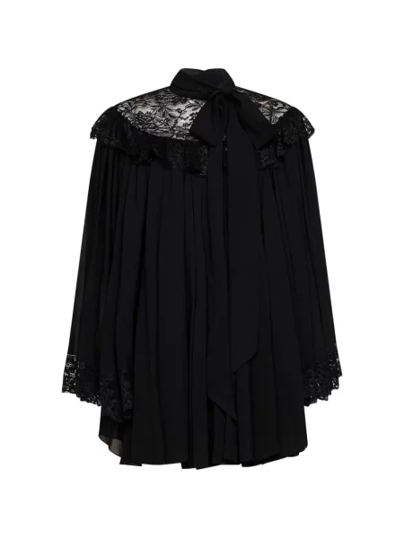 Rochie mini Chloé din dantelă negru