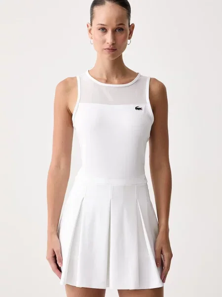 Lacoste rochie sport alb