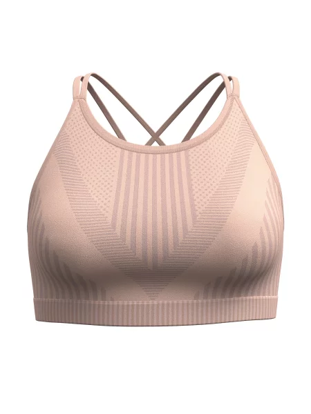 SMARTWOOL Sutien deschis roz